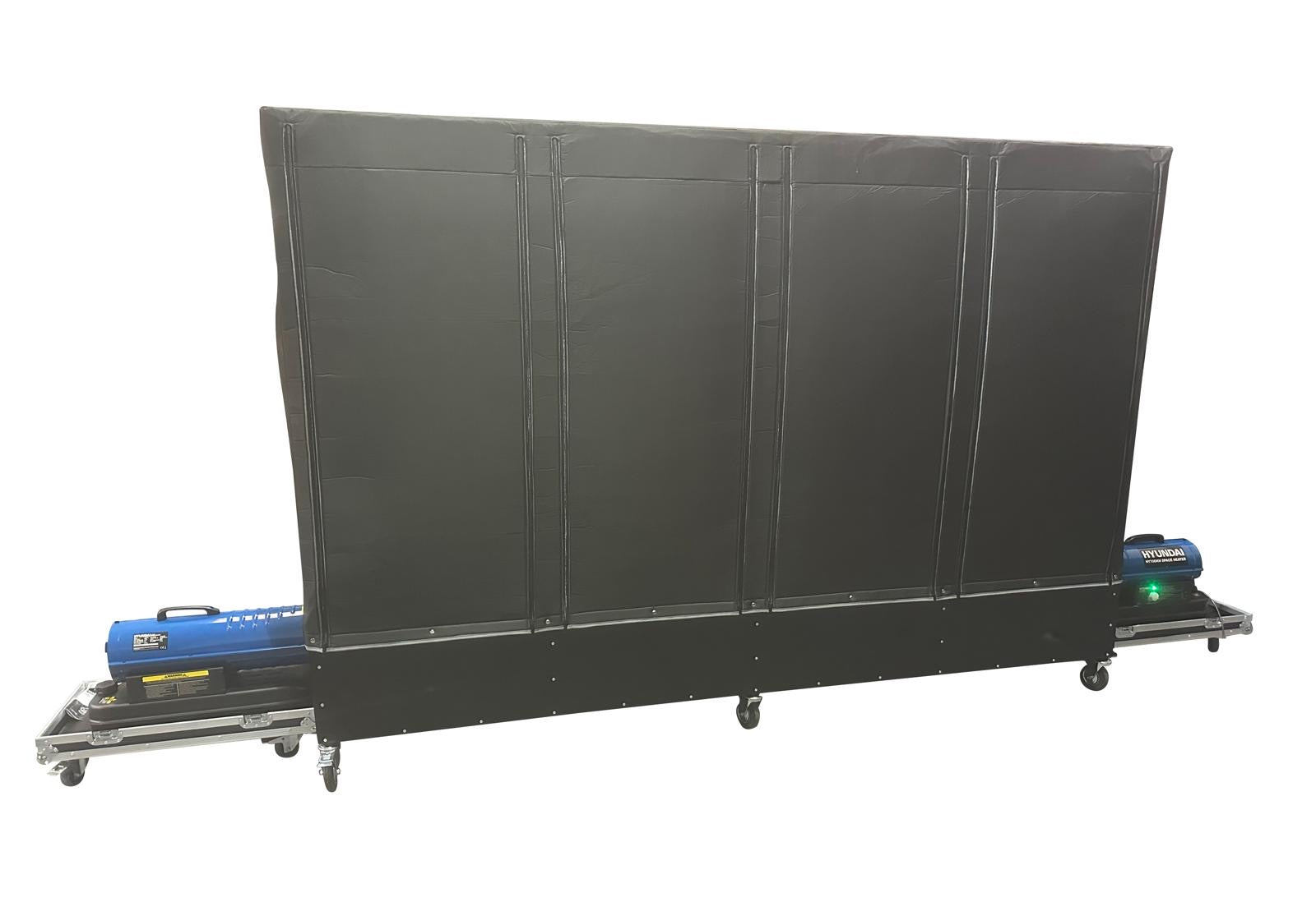 VMEP 4 Bay Tyre Oven With Heater &amp; Flight Case view 2