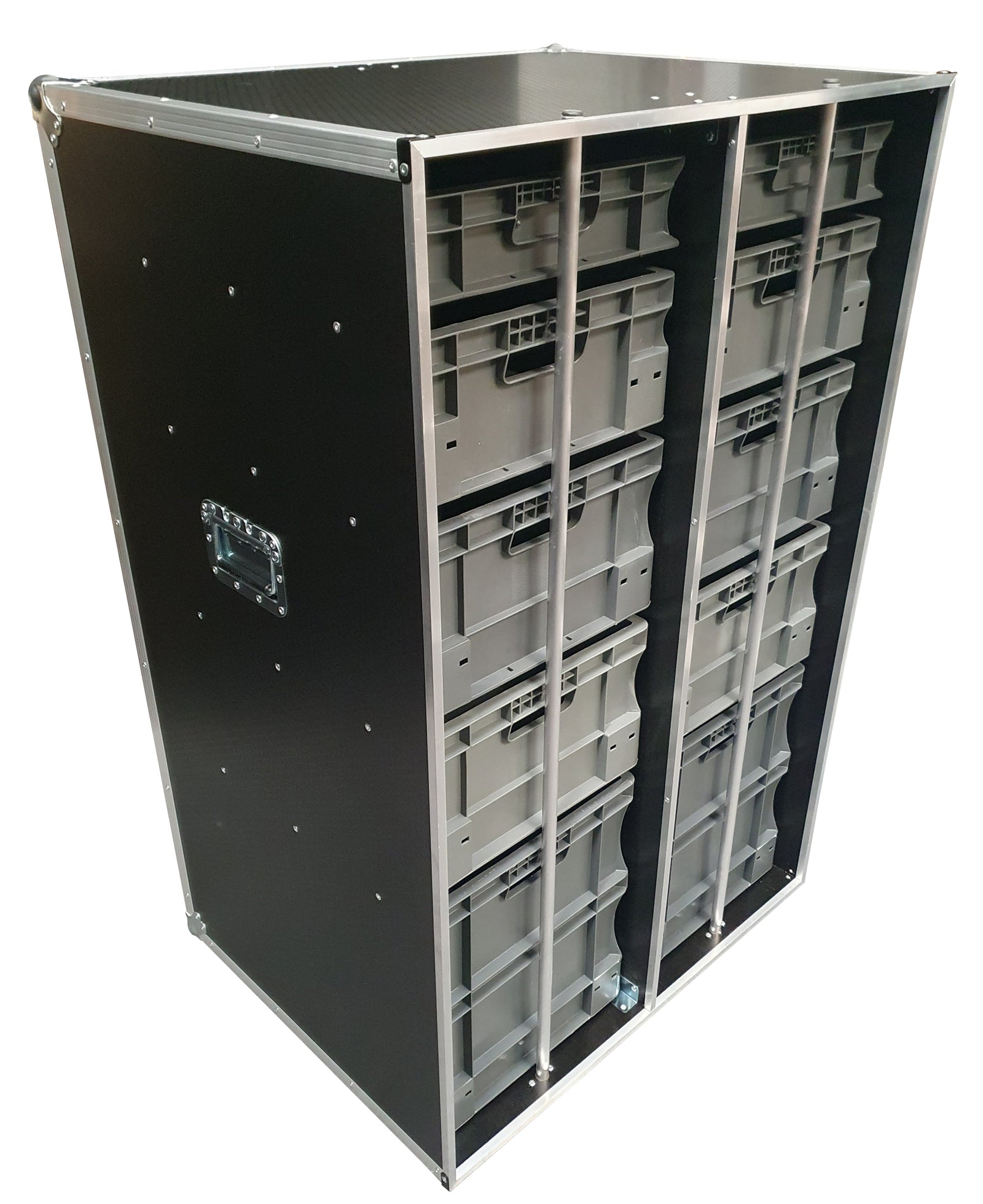Van Storage Case With 10 Removable Storage Boxes - Open Front-VME-EC6 view 2