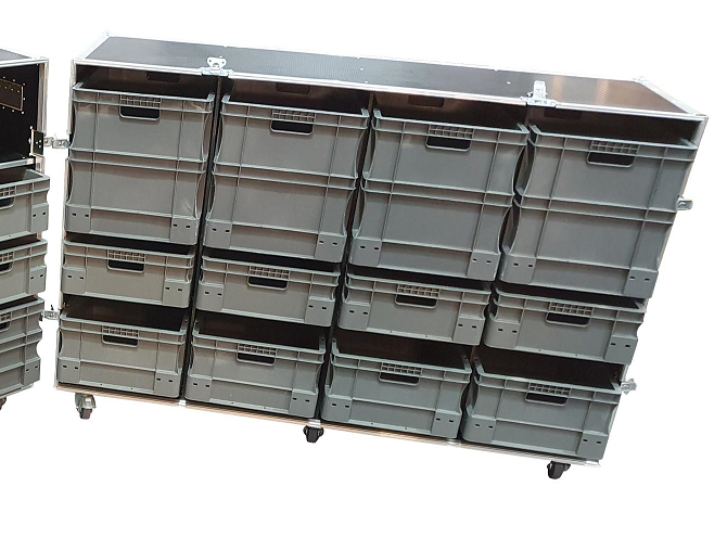 12 x Euro Container Parts Storage Case - VME-EC28 view 3