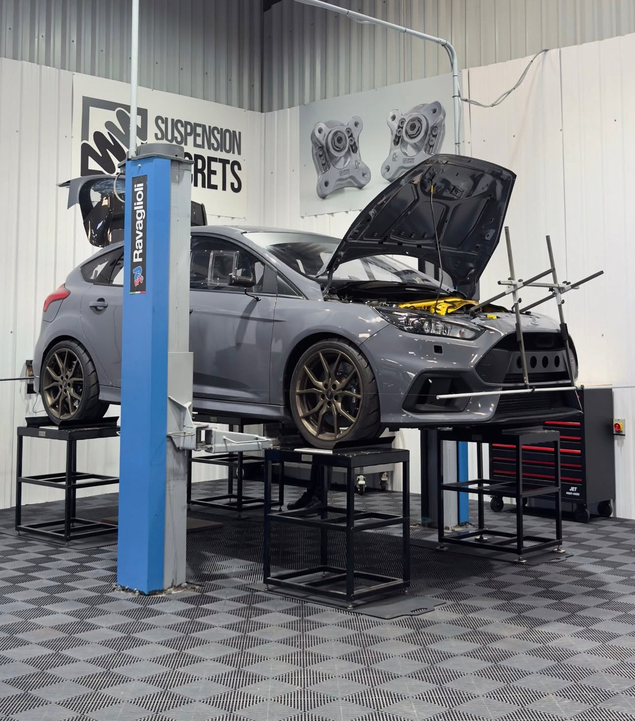 Wheel Alignment Pad Leveller Extension Tables With 4 Roll Off Pad Levellers view 5