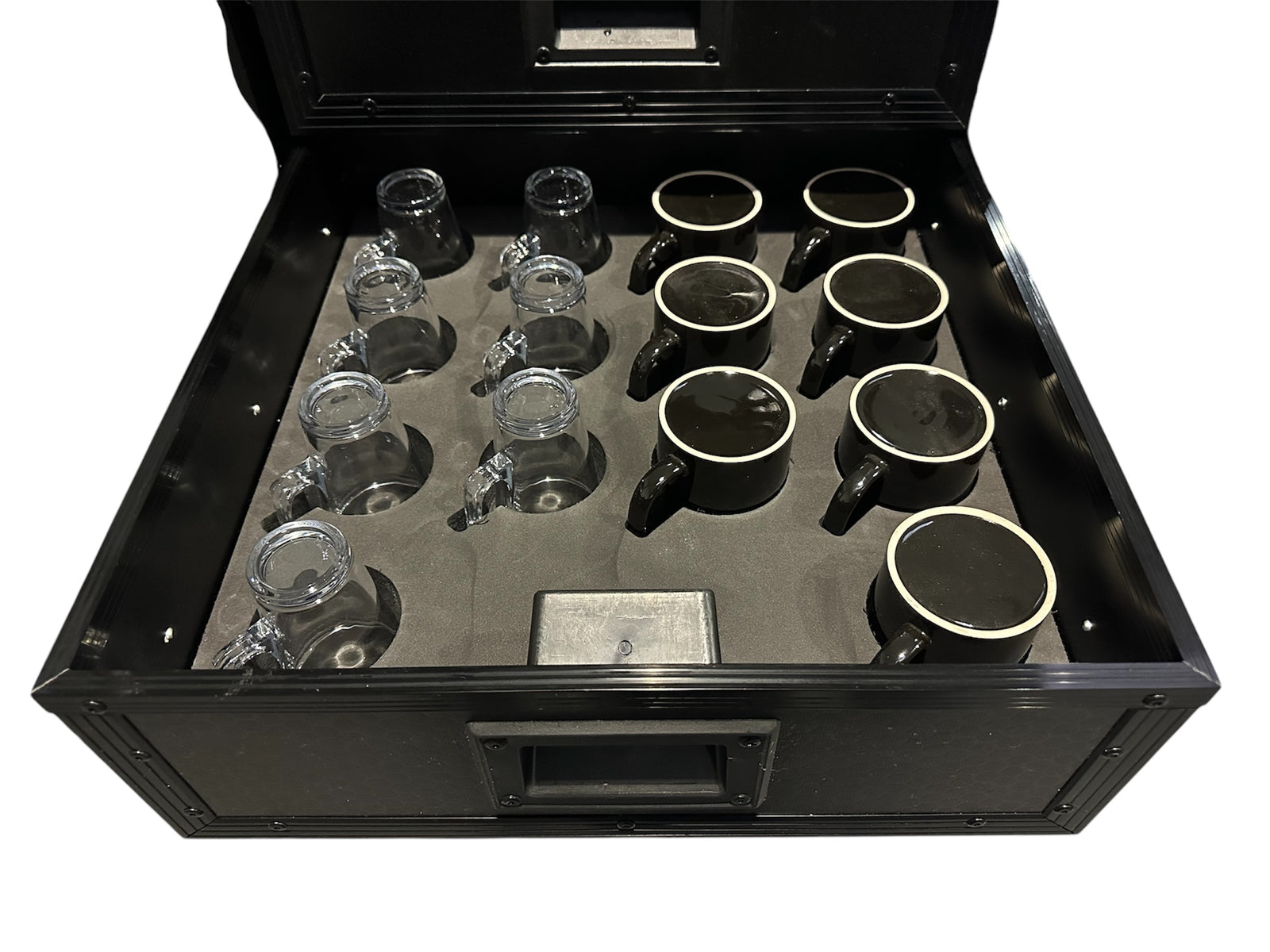 Hospitality Flight Case With Glass Front Fridge, Cups & Coffee Machine VME-HC1B view 6