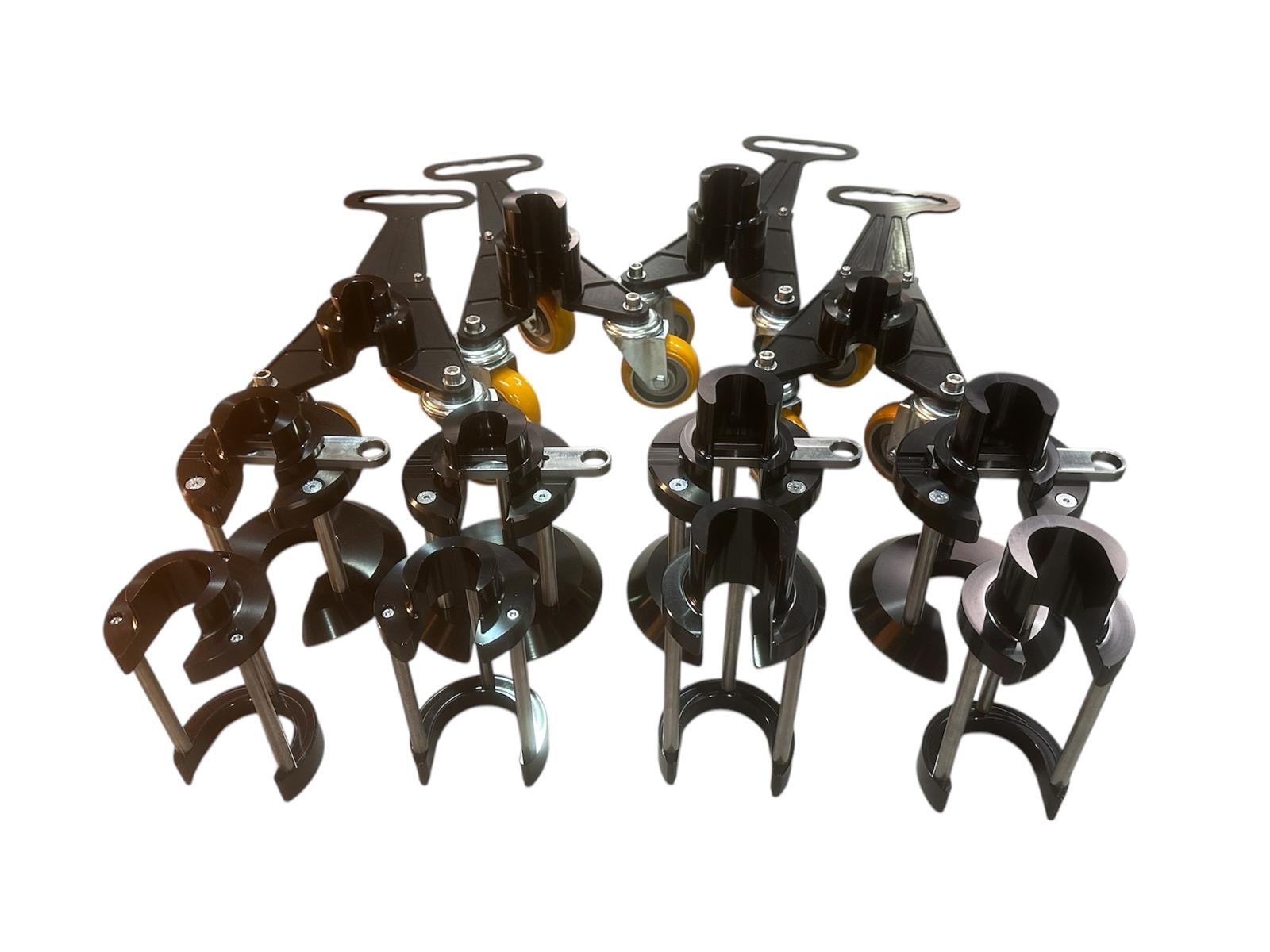 Two Stage Air Jack Elephant Feet and Skates view 2