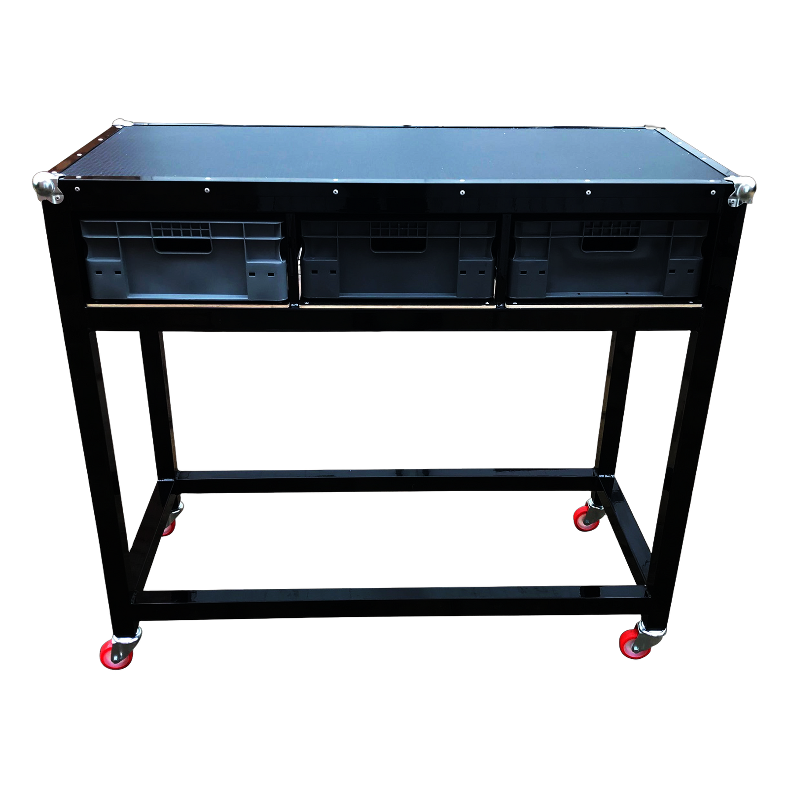 Aluminium Tyre Rack With Removable Boxes