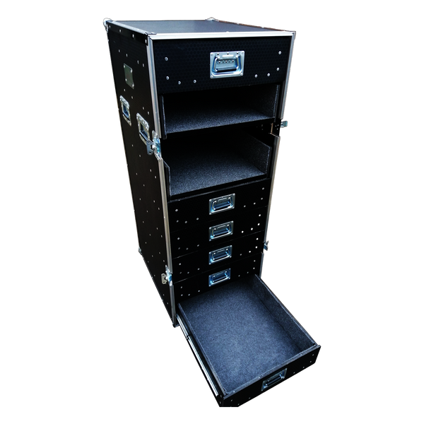 Computer Cabinet With Draw Runners & Multiblock - VME-Data8