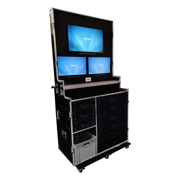 Data Station Case - 3 Monitors - VME-Data4