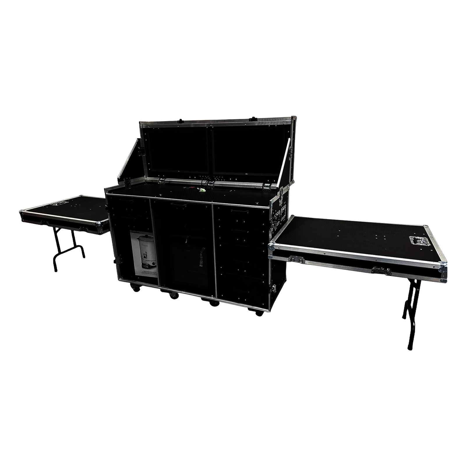 Data Station Flight Case With Fridge & Water Boiler - VME-Data24