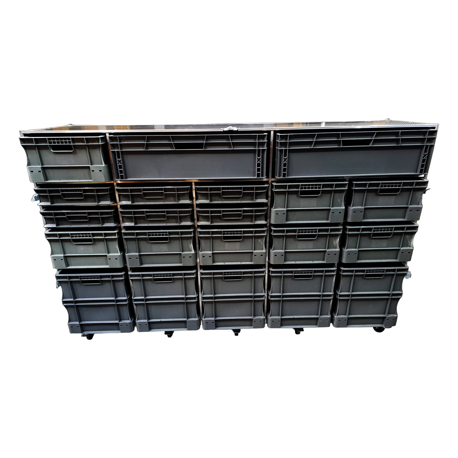 Euro Container Flight Case 21 Boxes - VME-EC2