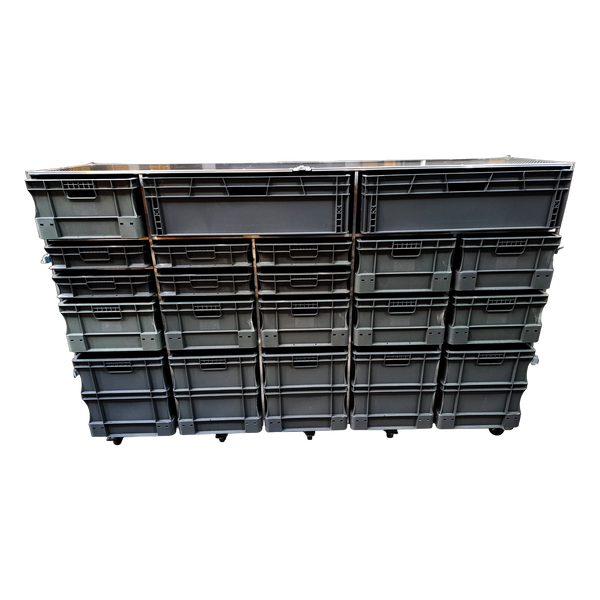 Euro Container Flight Case 21 Boxes - VME-EC2