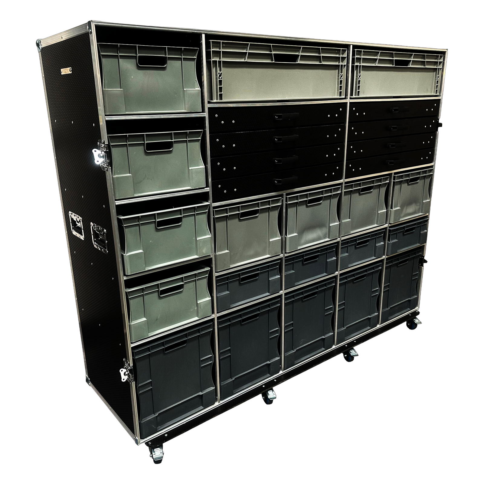 Euro Container Flight Case With Draws - VME-EC37