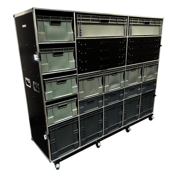 Euro Container Flight Case With Draws - VME-EC37