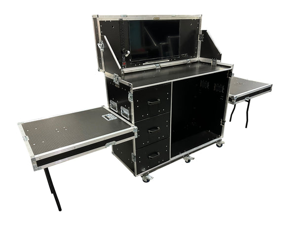 Data Station Flight Case With Single 32 inch Screen