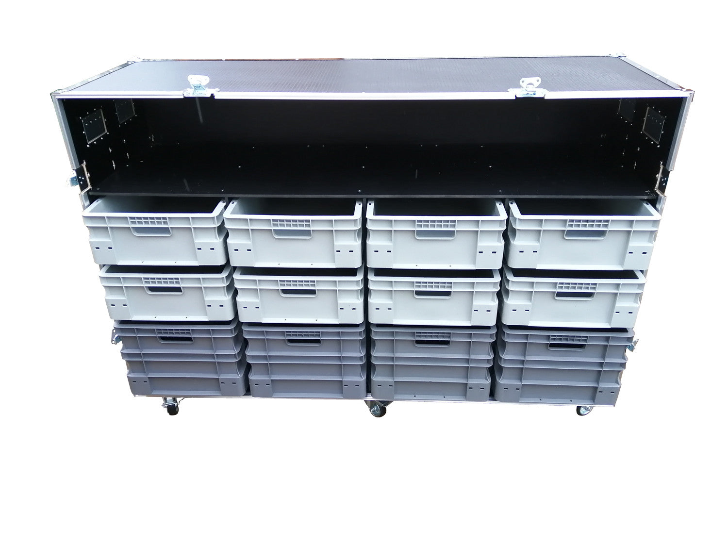 Roll Cabinet With Storage Boxes and Shelf - VME-EC16
