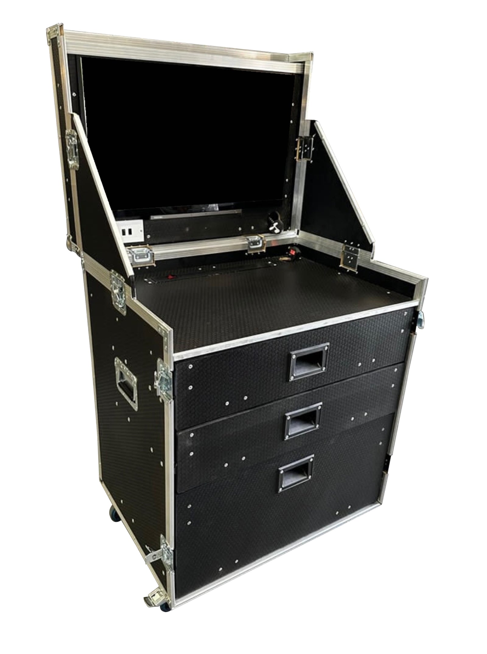 Data Station Flight Case With 32 inch TV - VME-Data15