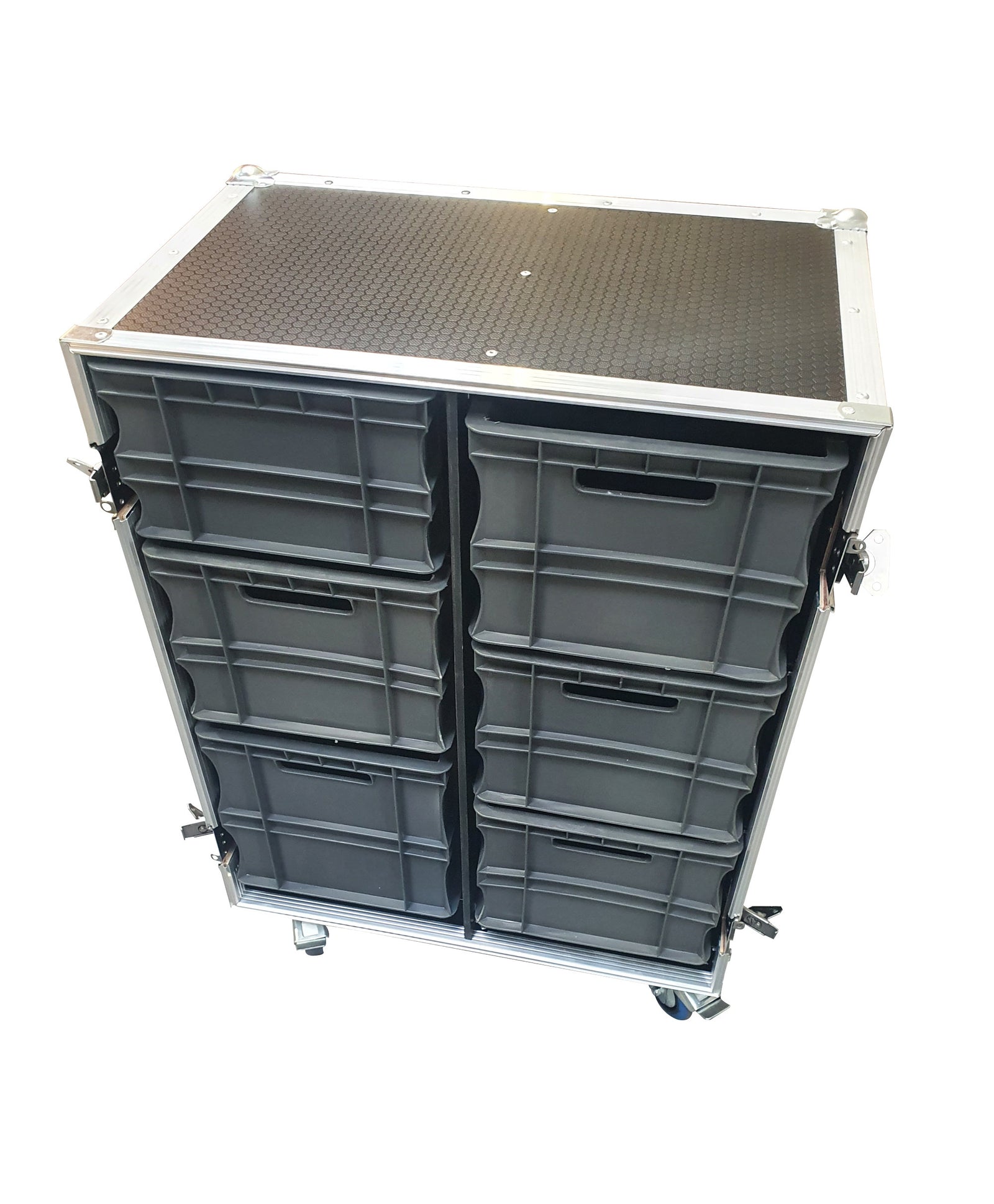 Small Flight Case Roll Cabinet With Front Cover