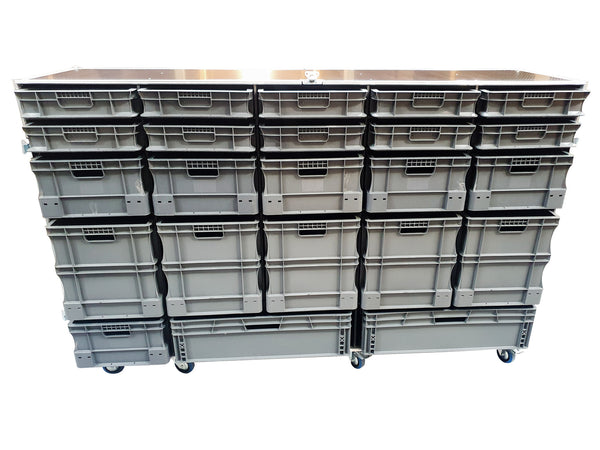 Euro Container Flight Case 23 Boxes