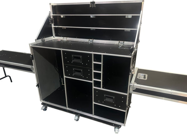 Hospitality Case With Storage & Side Tables - VME-HC21