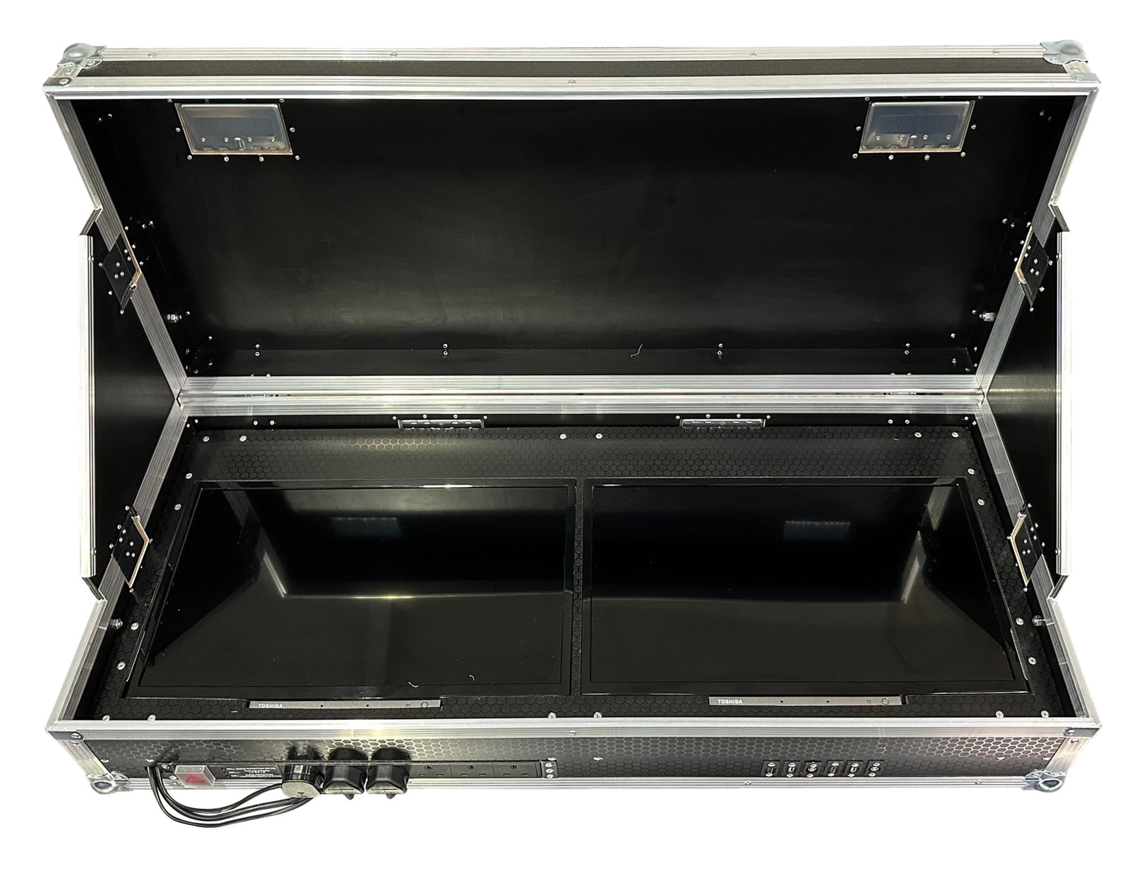 Pit Wall Hanging Data Station With 2 x 24" Smart TV's - VME-Data16
