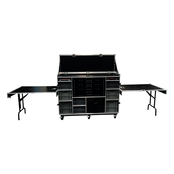 Flight Case Tool Box With Euro Containers & Mini Fridge - VME-TB11