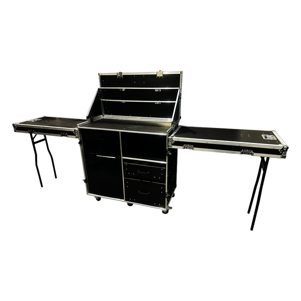 Hospitality Flight Case With Fridge/Freezer, Cups & Coffee Machine. VME-HC25