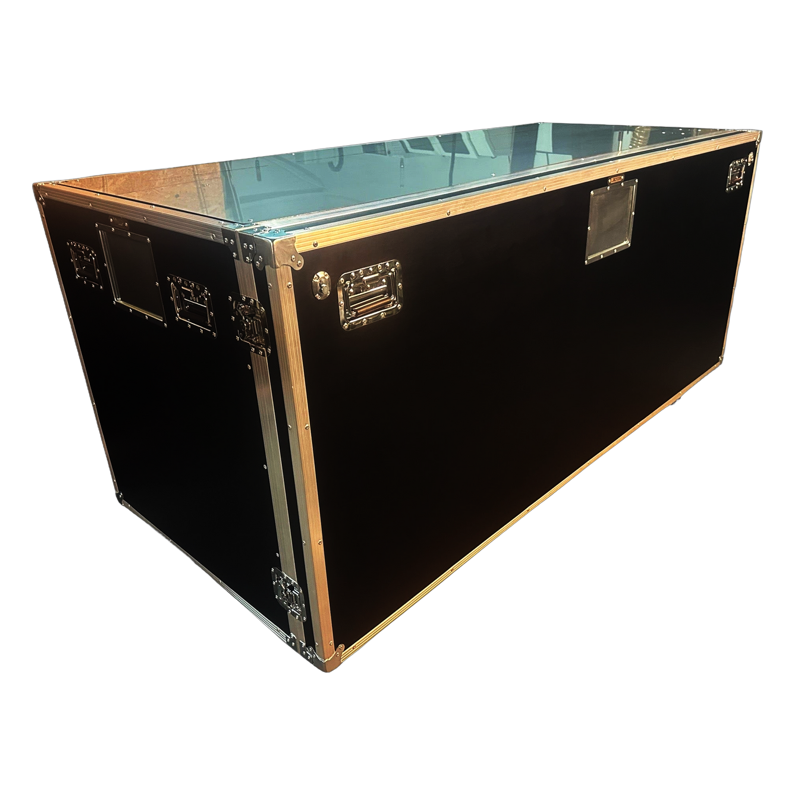 Large Freight /Storage Case With Air/Power/Vice - VME-Custom12B