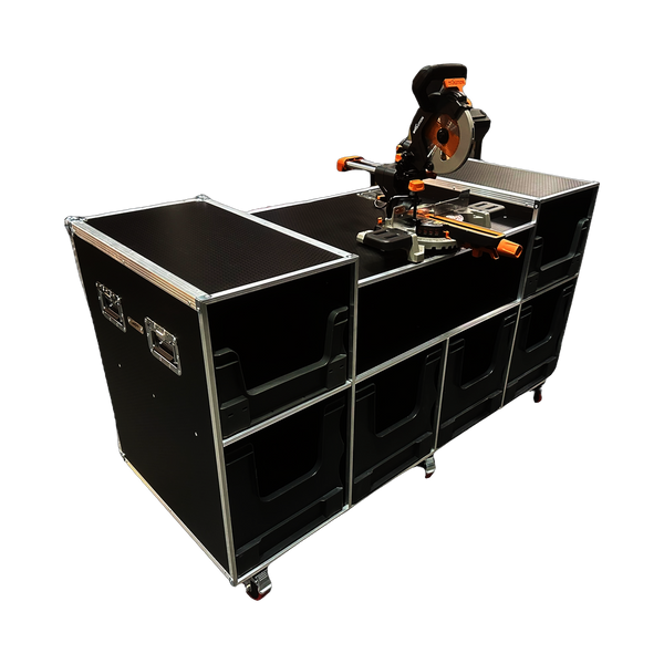 Mitre Saw Case With Euro Boxes - VME-TB17