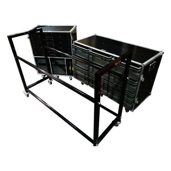 Motorsport Pit Kit- Tool Box, 9 Box Euro Container Case & Tyre Rack Kit VME-Kit5