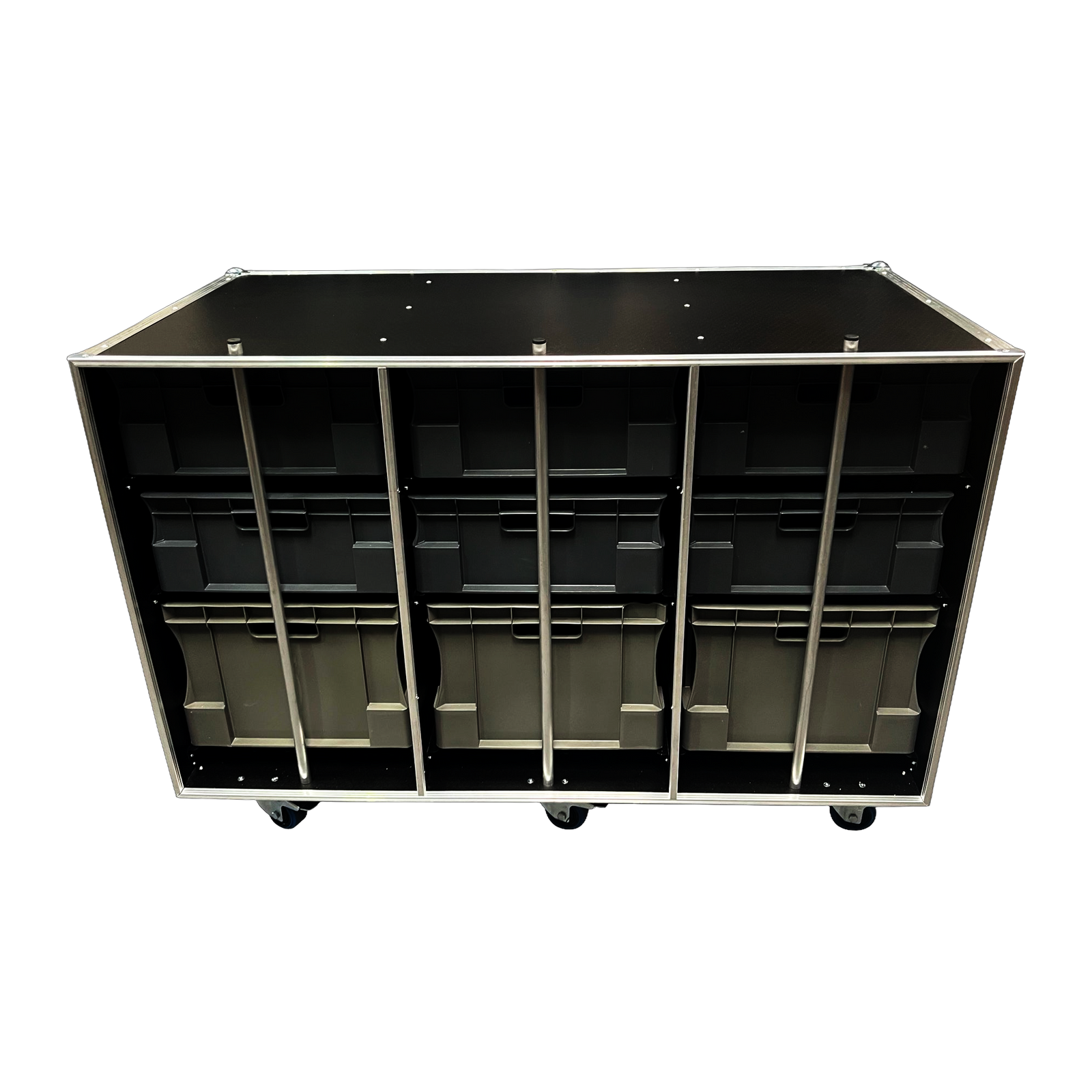 Open Front Roll Cabinet - 9 Boxes - VME-EC9
