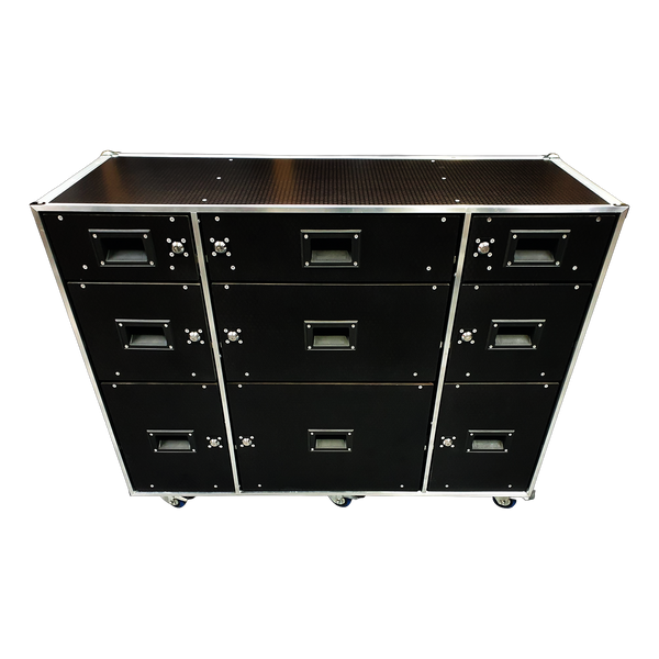 Open Front Roll Cabinet With Lockable Draws VME-Draw3