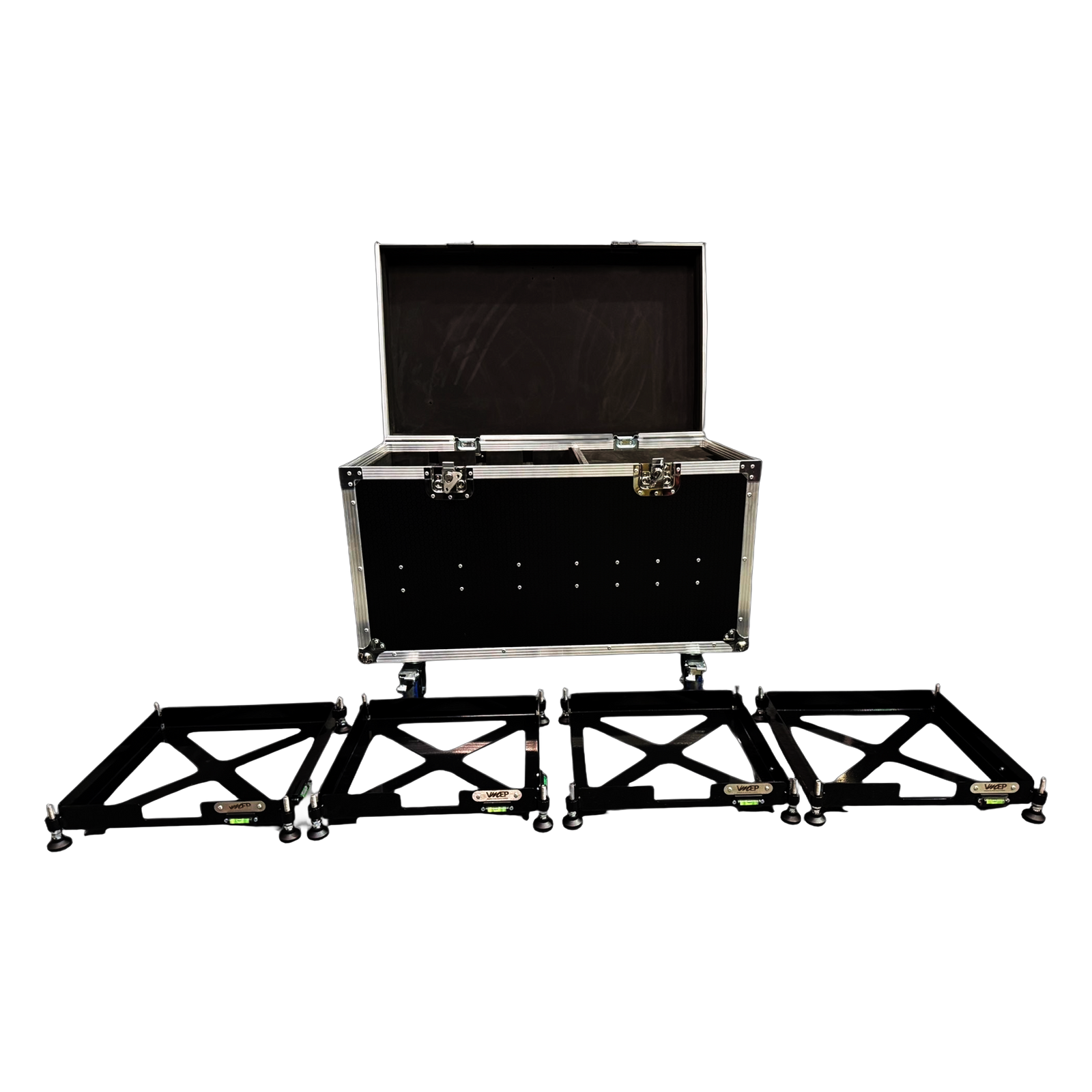 Pad Levellers - Suits Intercomp 15X15X2.5" Scales Including Flight Case