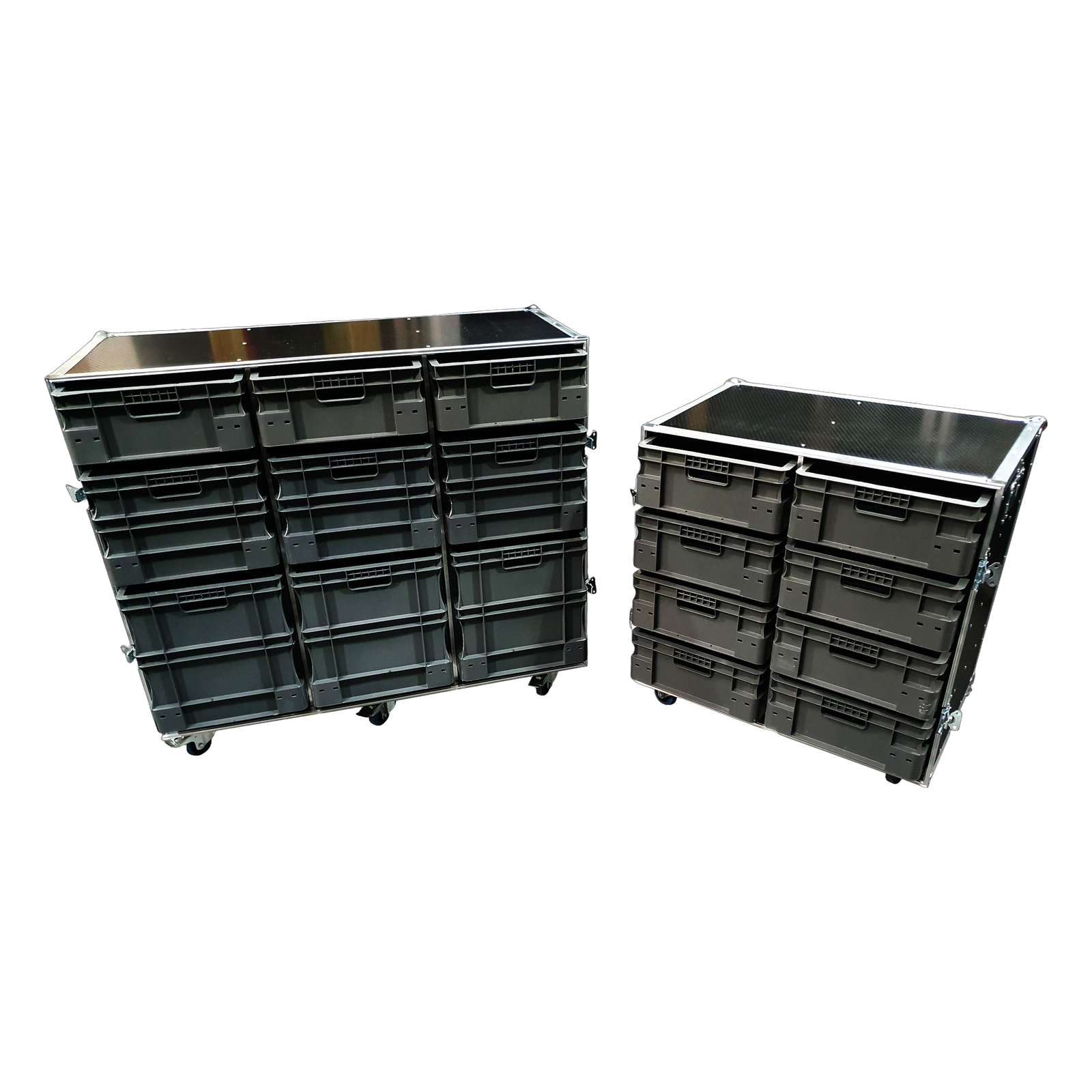 Roll Cabinet Kit - 1 x large & 1 x small (single piece lid) VME-Kit2