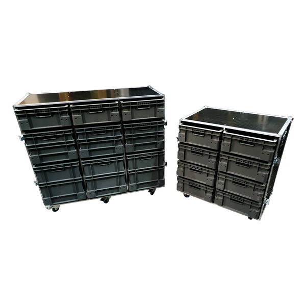 Roll Cabinet Kit - 1 x large & 1 x small (single piece lid) VME-Kit2