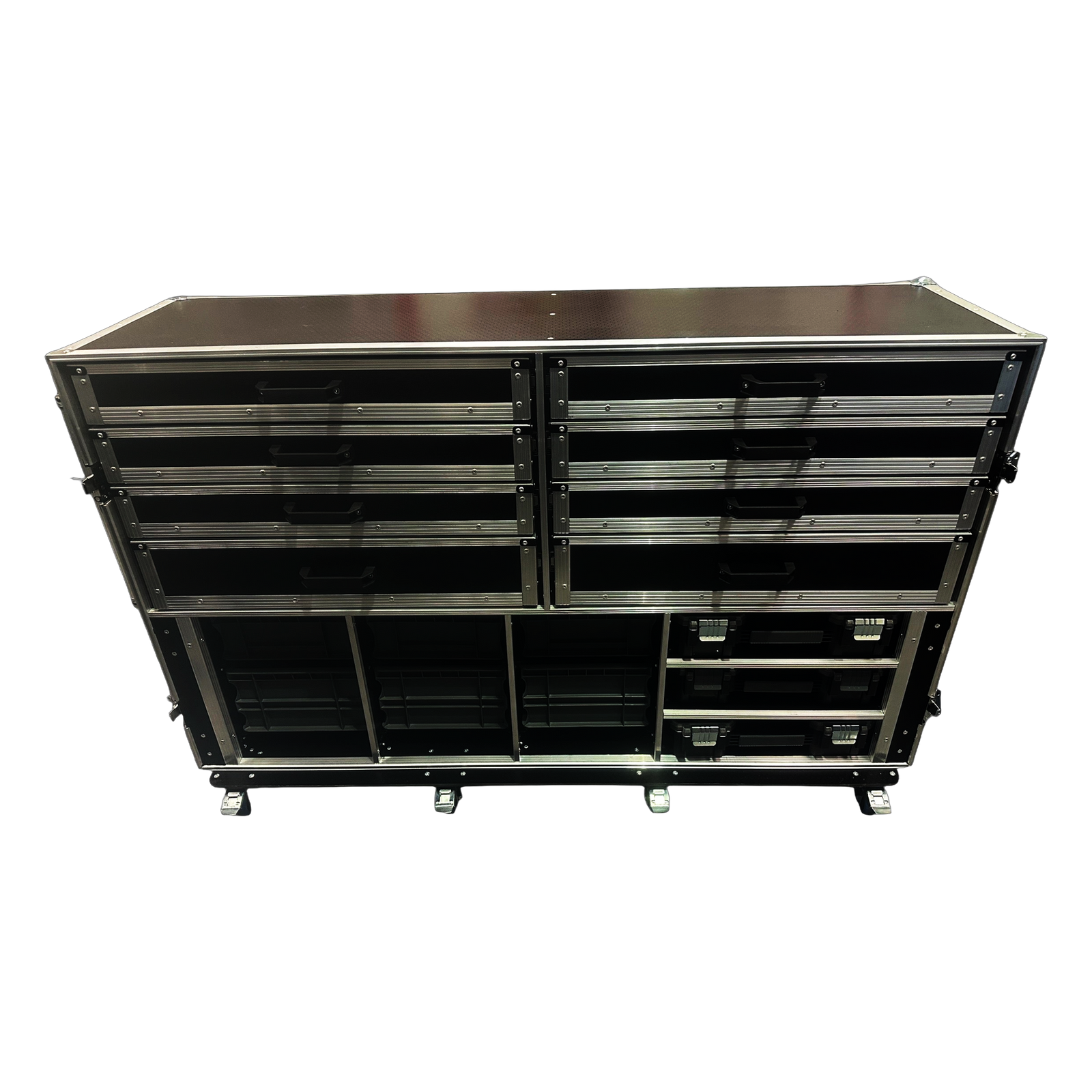 Toolbox Flight Case With 8 Draws, Euro & Stanley Boxes VME-TB12