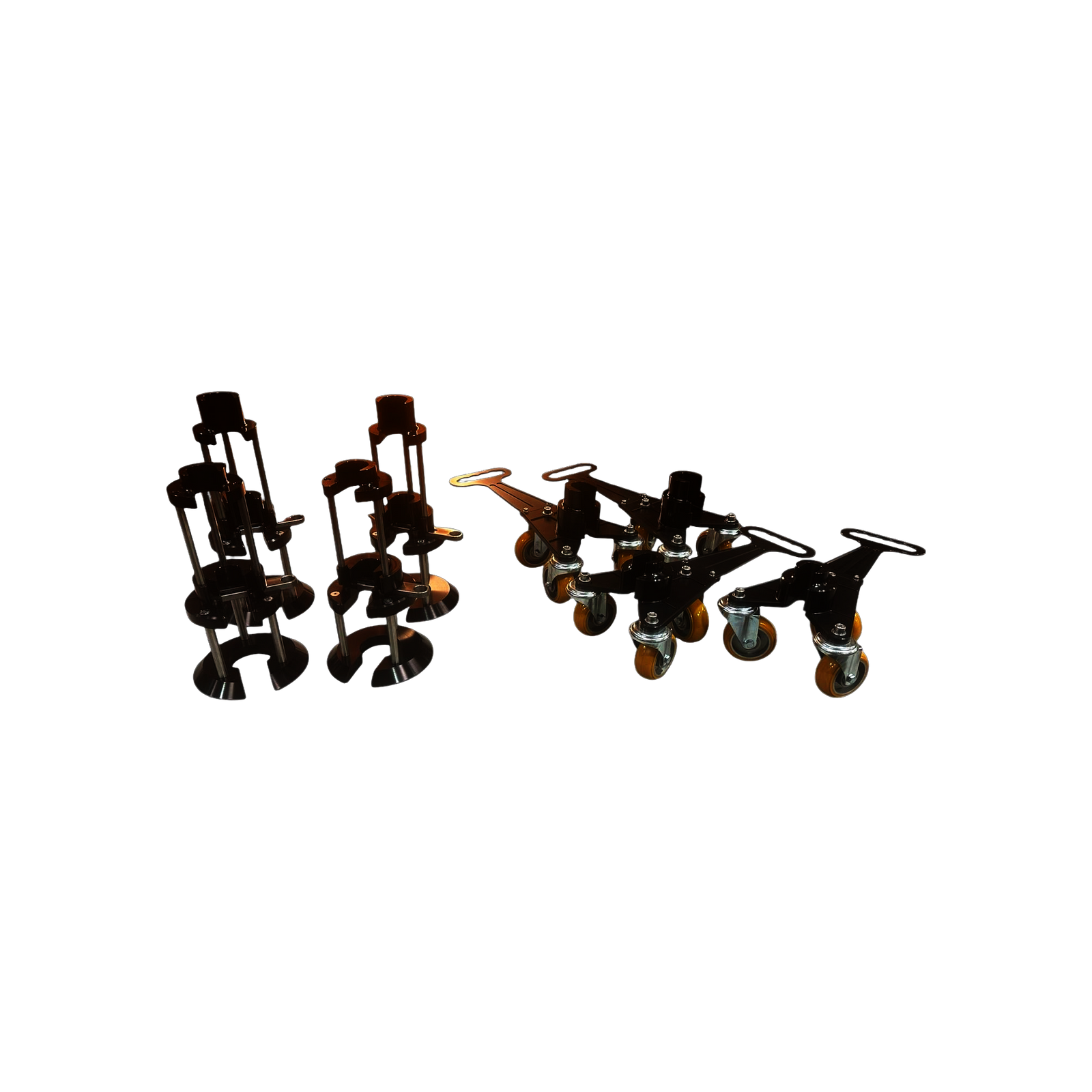 Two Stage Air Jack Elephant Feet and Skates