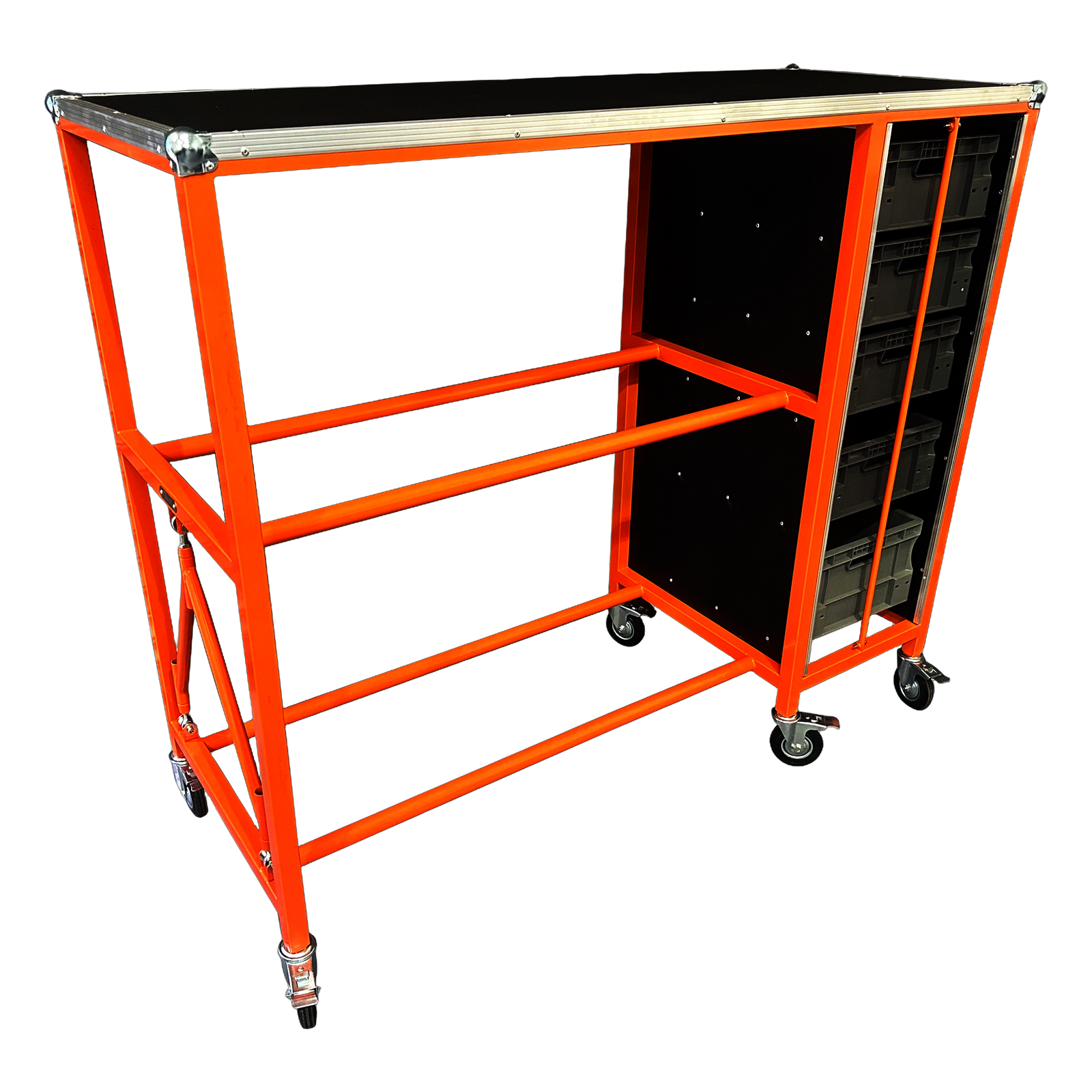 Two Tier Tyre Rack With Tow Bar