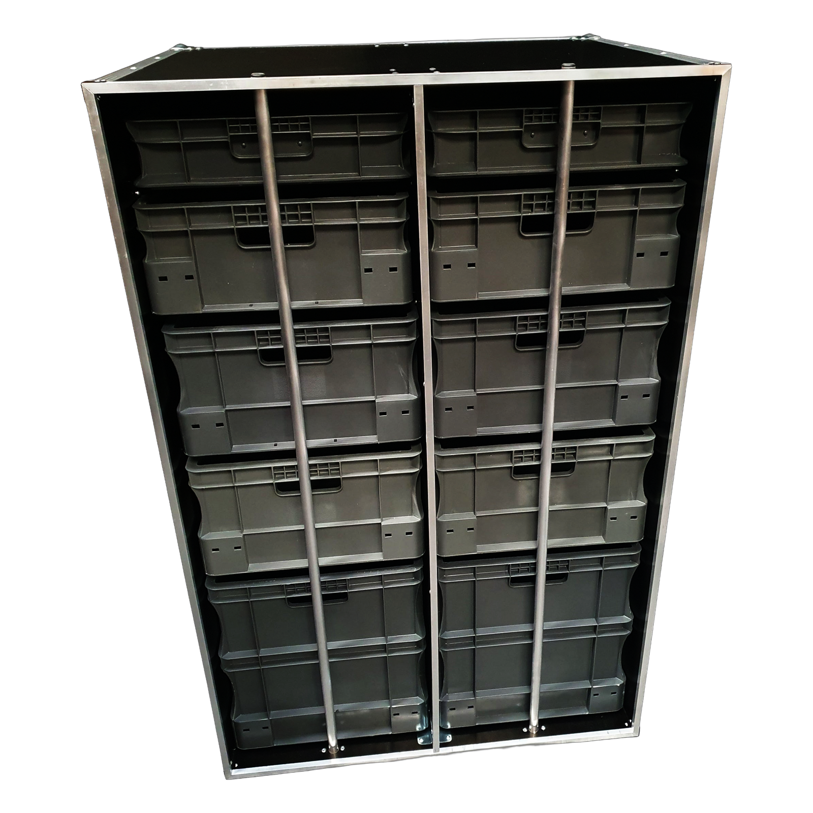 Van Storage Case With 10 Removable Storage Boxes - Open Front-VME-EC6